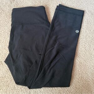 Reversible Crop Lululemon Black Leggings